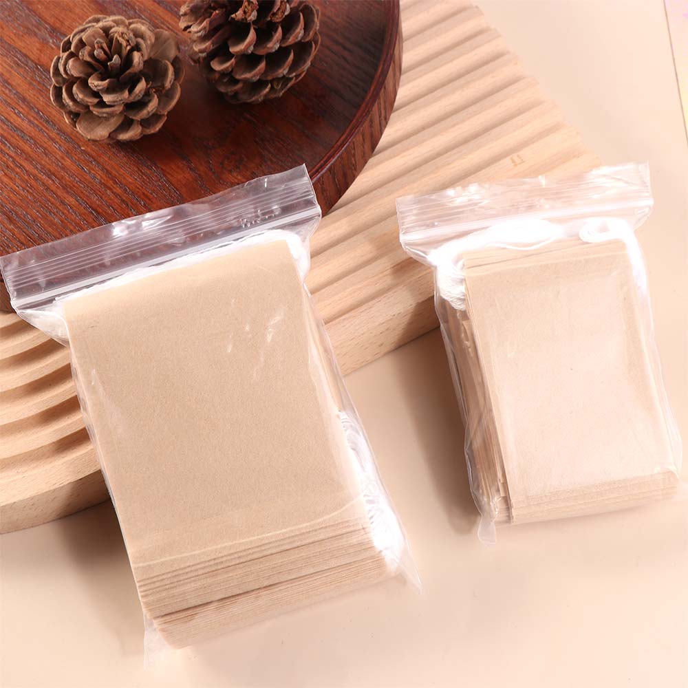 100 pieces/set Multi Functional Filter Paper Tea Bag Empty Tea Filter Bags Sachet Making