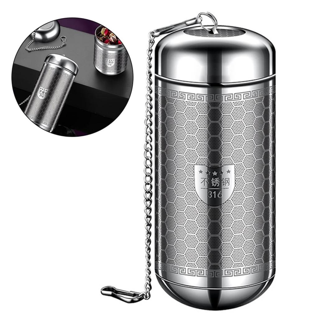 316Stainless Steel Teas Filtration Kettle Accessories Portable Teas Infuser Teas Filter for Travel and Outdoor Use