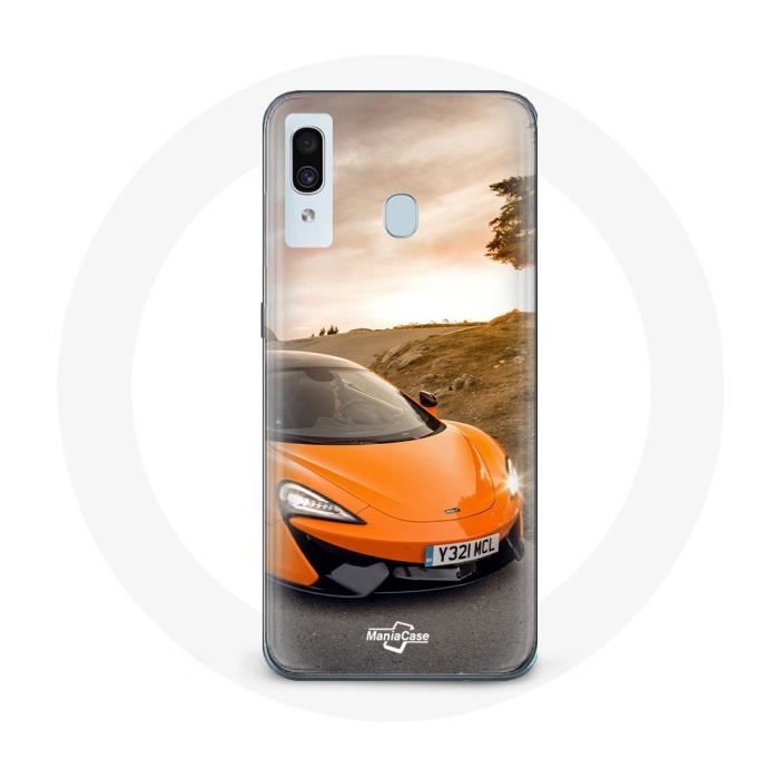 Case - MANIACASE - Samsung Galaxy A40 - Formula 1 McLaren F1 - Orange - Flexible
