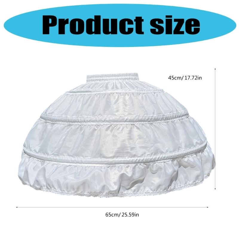 Высококачественная многослойная нижняя юбка из полиэстера с эластичной лентой для костюмов принцесс и танцевальных нарядов