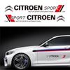 URXE5 2Pcs High-end Car Stickers Auto Door Decoration Decal Accessories For Citroen C1 DS3 C2 C3 Vts C4 Saxo C4L C5 C6 C8 Xsara C3-XR