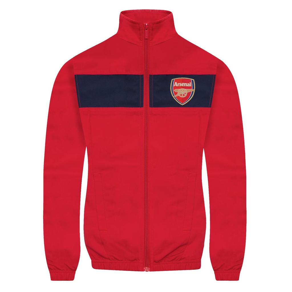 Arsenal FC Boys Contrast Striped Tracksuit