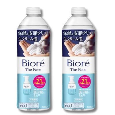 Biore the Face Moist 340 мл x Сменный блок, (приблизительно. 2.1 использует) 2 упаковки