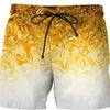 Men Shorts Summer 3D Printed Casual Ordinary Youth Beach Short Pants Spring Little Stretch Short Trousers