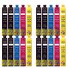 Ink Cartridges - SHOP-STORY - E502XL_8N+4CHQ - Pack of 20 - Compatible Epson - Multi-color