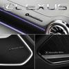 4/10 шт. Автомобильный значок аудиодинамика Стерео эмблема Наклейка Для Mercedes Benz AMG W203 W206 W220 W205 W211 W212 W201 GLA Аксессуары