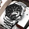 Men's Calendar Waterproof Luminous Non-mechanical Watch Large Dial Automatic Movement Watchjavascript:
