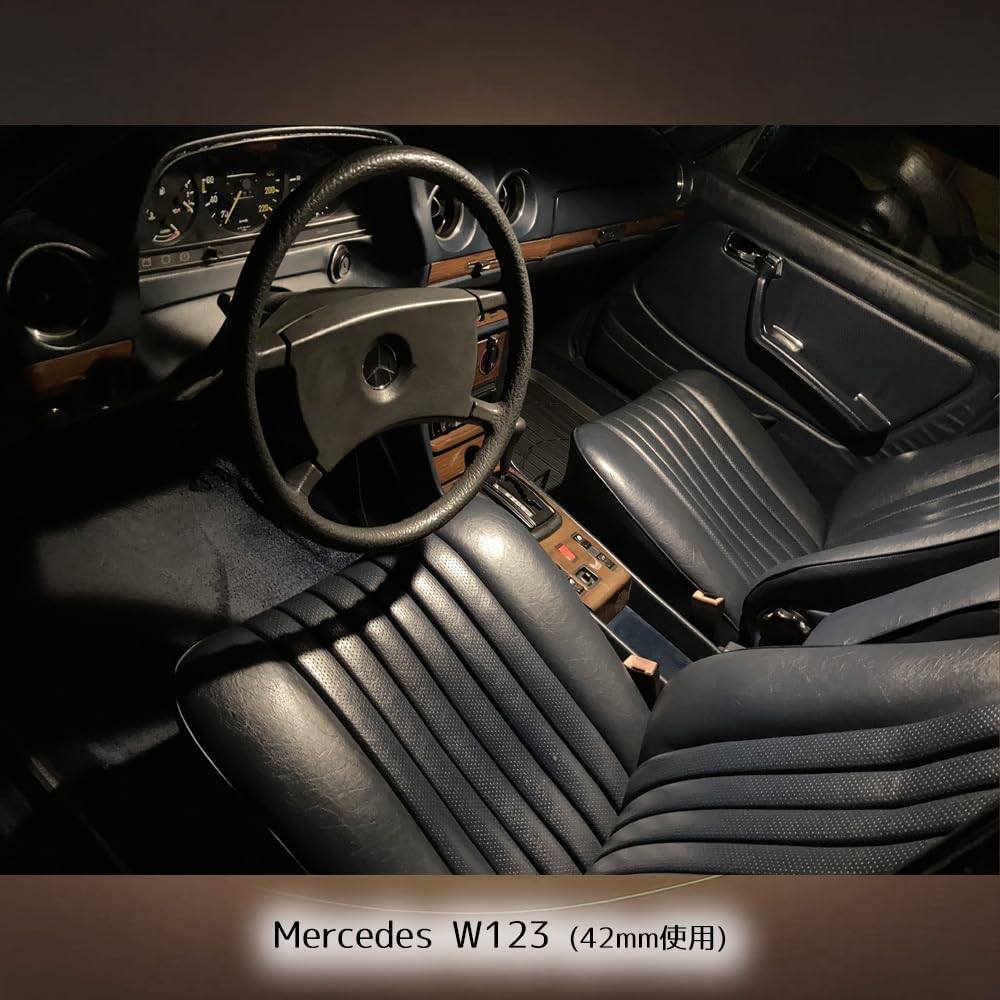 42 мм 4000K светодиодная белая и цветная лампочка, набор из 2 предметов, яркая комнатная лампа 12 В, 9 лампочек T10 x 42 JX121-40