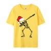 Skull Dab Dabbing Dance Funny Christmas Human Skull T-Shirts T Shirt For Autumn Cotton O Neck Streetwear T-Shirt Tshirt