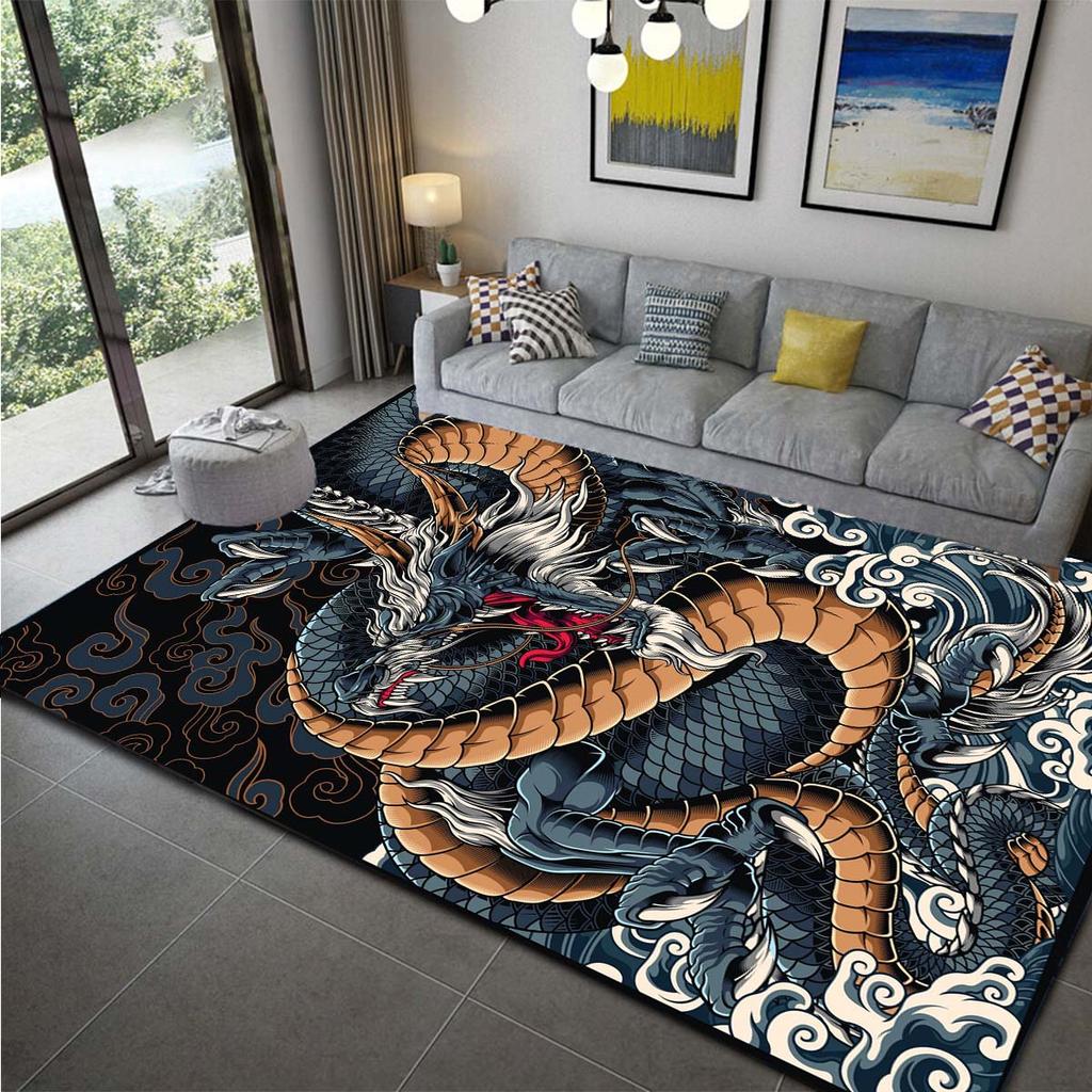 3D ковры с рисунком дракона, противоскользящий коврик для гостиной, детские коврики для спальни, коврик для йоги, большой ковер, декор