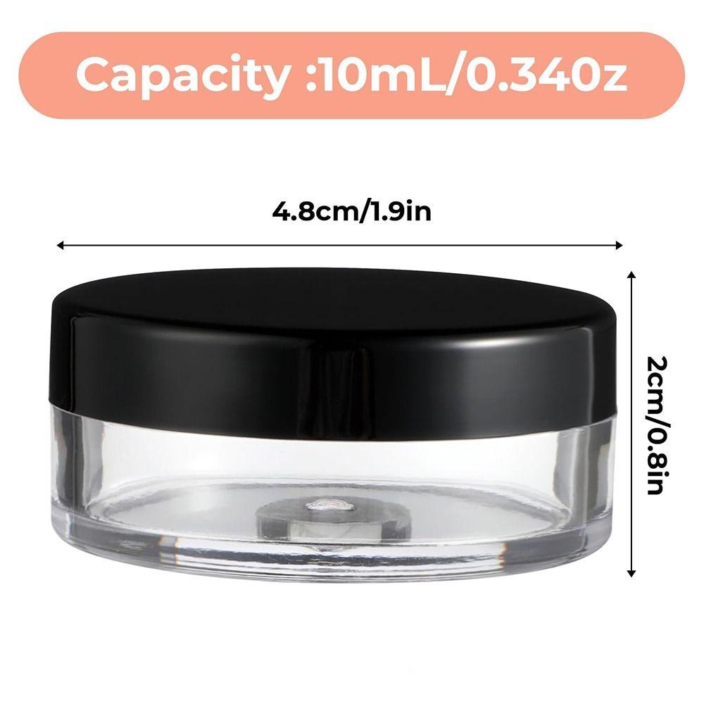 10 мл/20 мл/30 мл многоразовый компактный пустой контейнер для пудры для путешествий