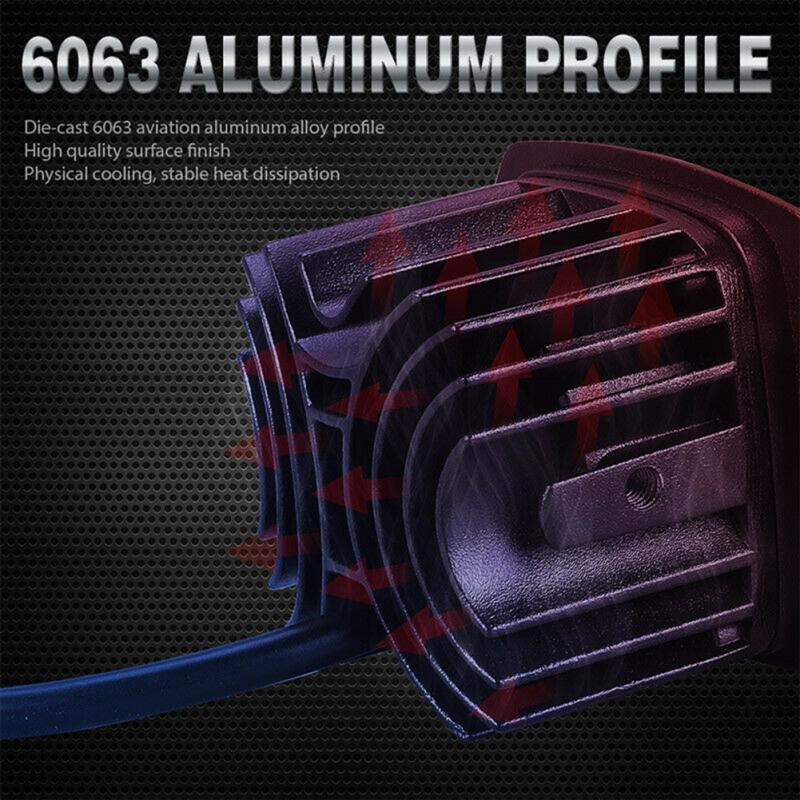 Металл 3 дюйма привел автомобиль рабочих светов противоударную высокую яркость энергосберегающее хорошее тепловыделение