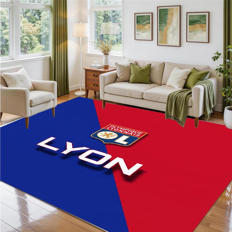 Lyon FC Design Crystal Velvet Rug Soft Decorative Mat for Bedroom Entrance