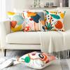 4 Pcs Double Sided Abstract Geometric Cushion Covers, Modern Art Tropical Print Throw Pillow Cases For Home Decor (No Inserts)