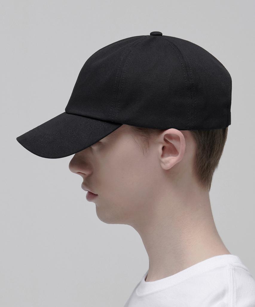 MUSINSA STANDARD Big Size Cotton Ball Cap [Black]