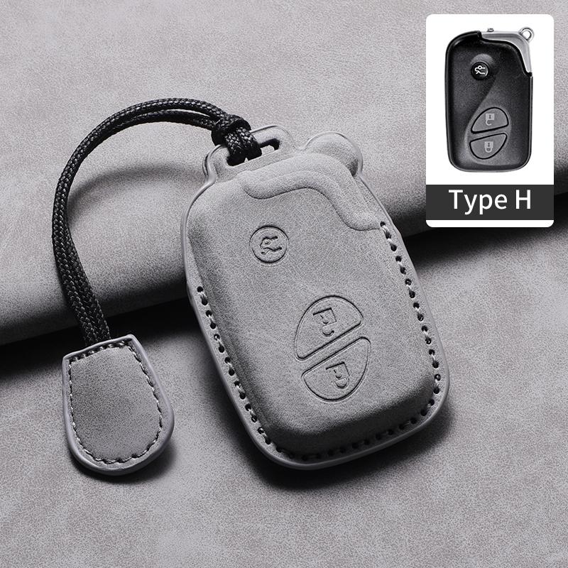 JBH4 Suede Fur Car Key Case Cover Protector Holder For Lexus CT200H GX400 GX460 IS250 IS300C RX270 ES240 ES350 LS460 GS300 450h 460h