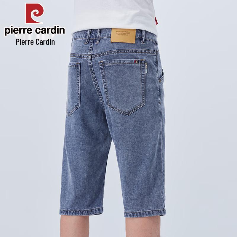 Pierre Cardin Men's Lyocell Tencel Loose Straight Denim Shorts