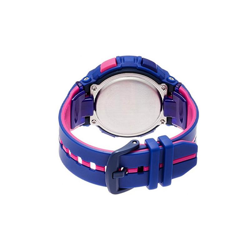 Casio Серия CASIO BABY-G, модный и привлекающий внимание двухцветный механизм, кварцевый механизм, полимерный ремешок, японские и корейские часы, BGA-240L-2A1