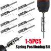 Подпружиненный держатель винтов Насадка Операция одной рукой Универсальный инструмент для удержания винтов Пружинная фиксация Насадка DIY Домашний ремонт