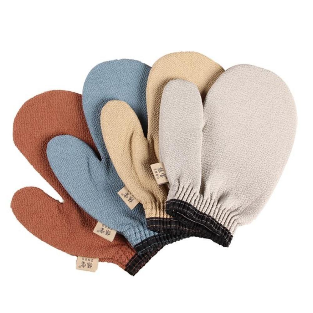 Exfoliating Rubbing Gloves Plant Fiber Scrub Glove Quick-dry Shower Scrubber Body Exfoliation