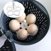 Egg Steamer Rack 5 Holes Food Grade Long Handle Multi-functional Plastic Health Pot Egg Cooking Tray Kitchen Tools
