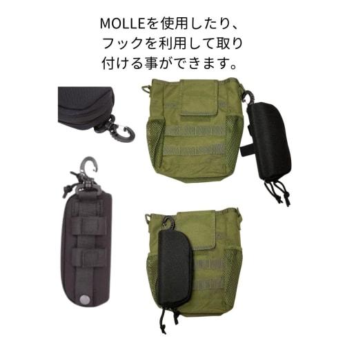 CIWS Volley Rush Plus Gasket, Strap, MOLLE Case, Lens Cloth, Airsoft (Wolf Gray Frame, Clear Lens, Black Case)