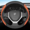 for Suzuki Vitara 4th 2015 2016 2017 2018 Car Steering Wheel Cover PU Leather Non-slip Auto Accessories