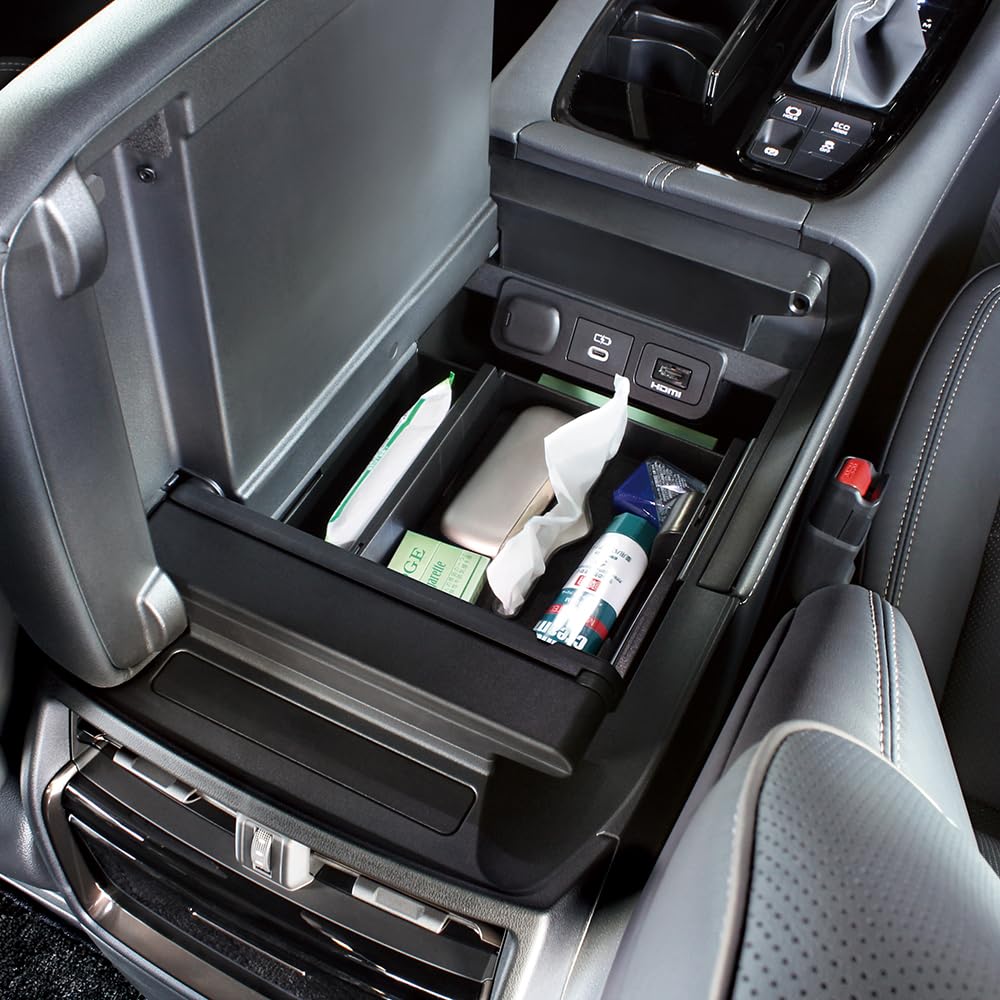 Внутренний лоток в консоль Tsuchiya Yac для Toyota Alphard и Vellfire 40-й серии (Черный, SY-AV10)