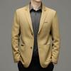 Casual Men's Suits Autumn New Men's Tops Jacket Light Business Style Fashion Korean Style Men's Jacket