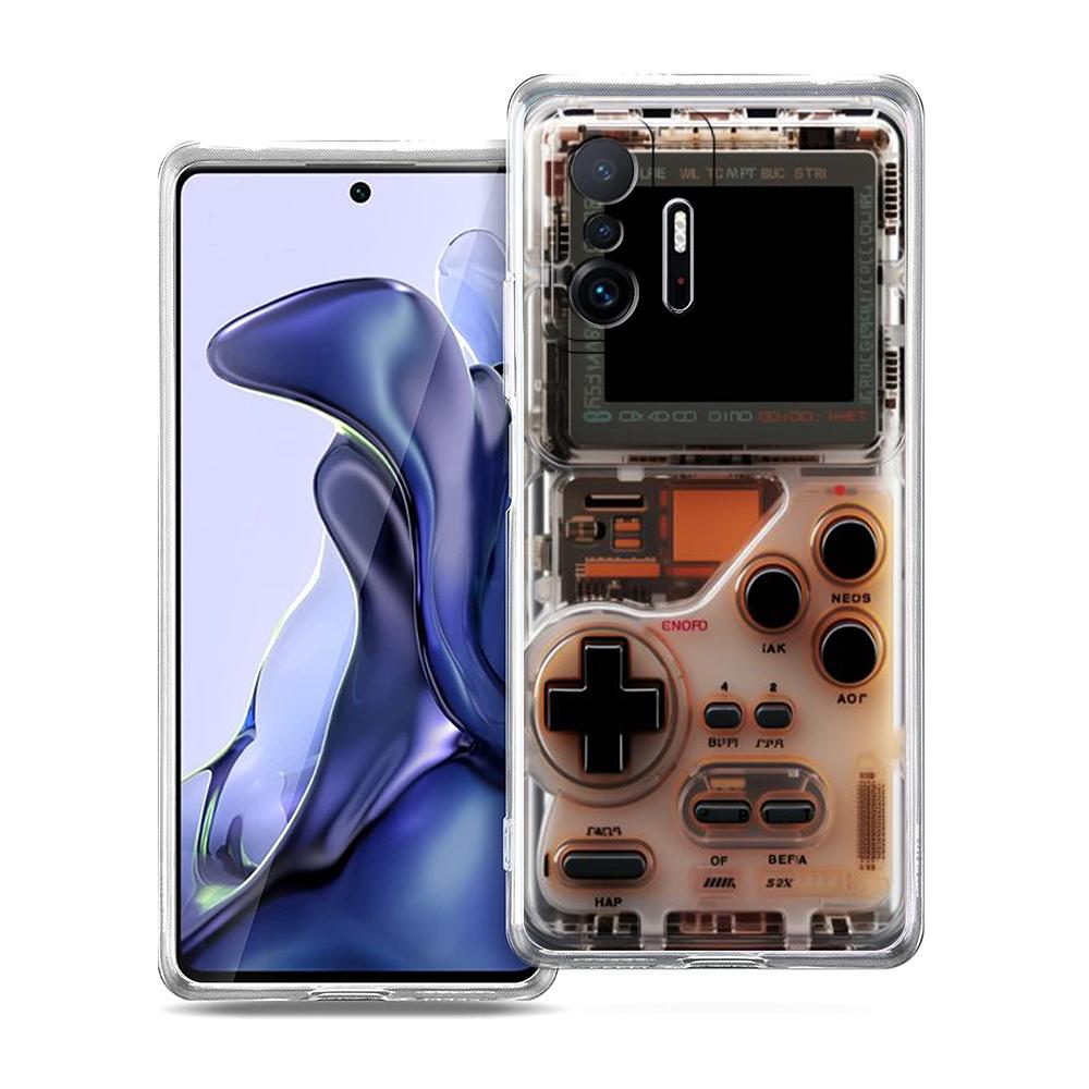 Прозрачный чехол для телефона для Xiaomi Mi 14 13 12 11 Ultra 13T 12T 11T Poco X3 NFC F3 F6 Pro Lite Мягкий ТПУ Окрашенный Игровые консоли