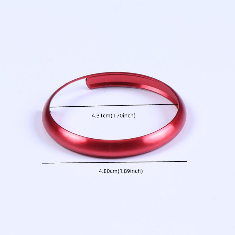 Защитное кольцо для ключей из алюминиевого сплава, отделка цепи, украшение для BMW Mini Cooper Clubman Countryman, автомобильный аксессуар