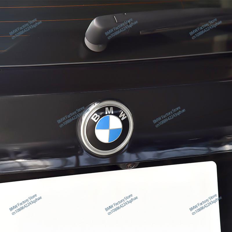 Для BMW 1 W E82 Для BMW Сине-белый Логотип X6 E71 F16 X3 F25 X5 E70 F15 X4 F26 1 шт. 3D ABS Хромированный Черный Задний Значок-эмблема на Багажник С Основанием