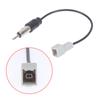 Car Antenna Adapter Female Connector Fm Radio Cd Wire Cable For Borrego Carens