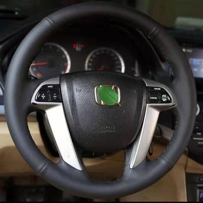 Чехол на руль автомобиля из кожи, сшитый вручную, для Honda Accord 8 2008-2012, Crosstour 2012, Pilot 2009-2015, Odyssey 2