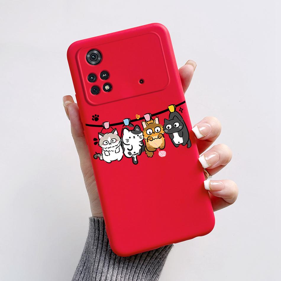 For Xiaomi Poco M4 Pro 4G Case Cute Cartoon Frog Cover Soft Silicone Phone Case For Xiaomi Poco M4 Pro PocoM4 5G Fundas Bumper
