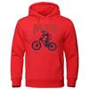 Mtb Keep Moving It With Passion Born To Cycling Hoodie For Menautumn Fur-Linerhoody Oversize Sweatshirt Top
