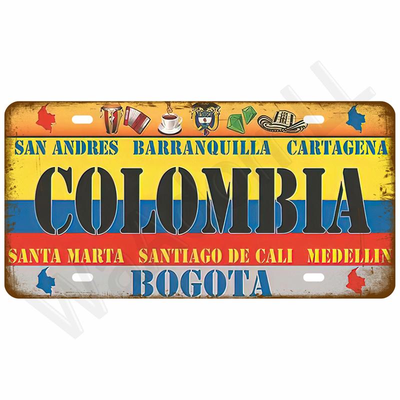 Retro Metal Sign Wall Art Mural Aesthetic Room Home Decor Items Poster Vintage Metal Plate Garage Decoration Tin Sign Plates Bar