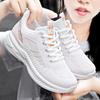 Sports Shoes Women's  Spring New Breathable Casual Single Shoes Thick-soled Running Shoes Women's Shoes