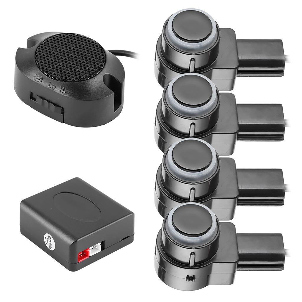 Intelligent Parking Assistance System 4 Sensor Probe Car Auto Reverse Radar 65dB Buzzer Alert Kit