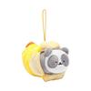 IRIS RAIN ANIROLLZ Basic Series Banana Panda Plush 7x6x9cm Strap, (ANI-PD-PK)