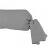 Cotton Bolster Case 45x185 Cm PERCALE Gray, by Soleil D'ocre