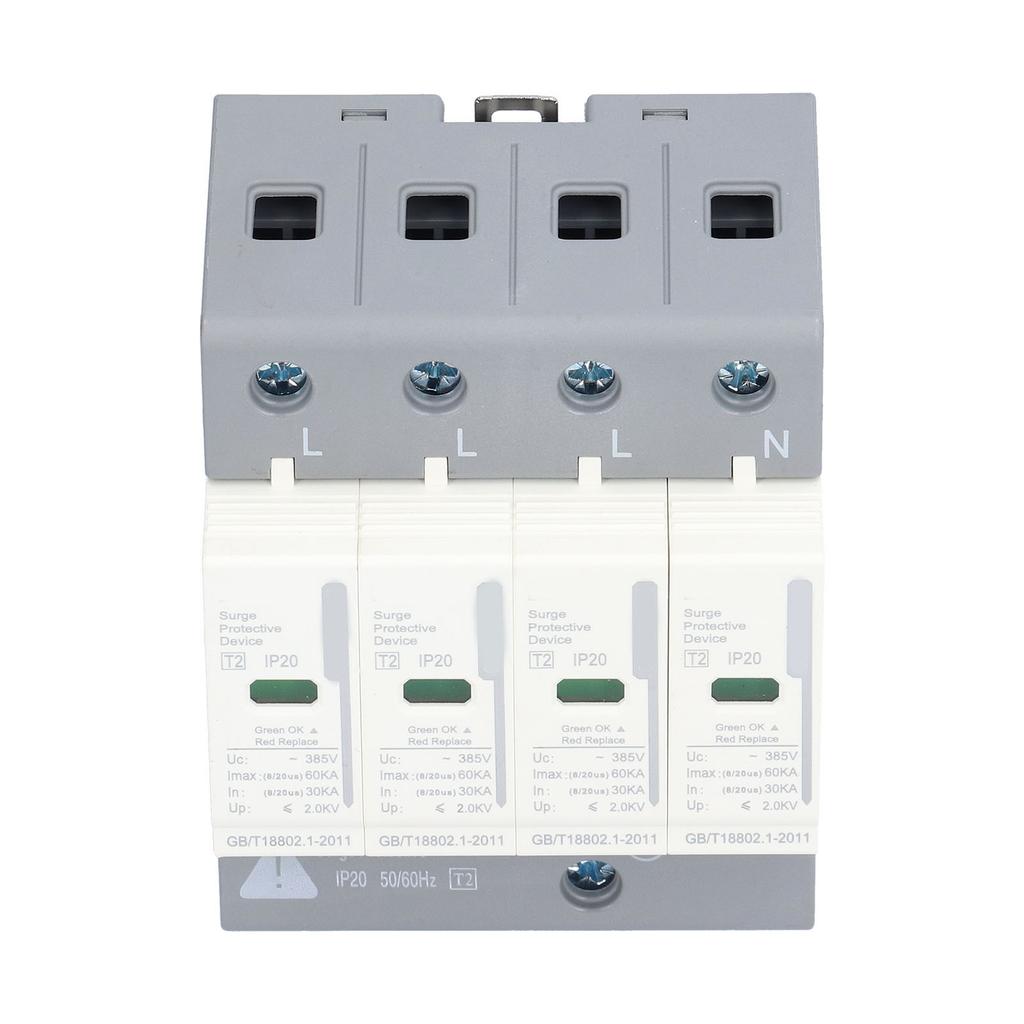 BERM Surge Protective Device Arrester SPD Electric Circuit Protector 220V 380V 4P60KA