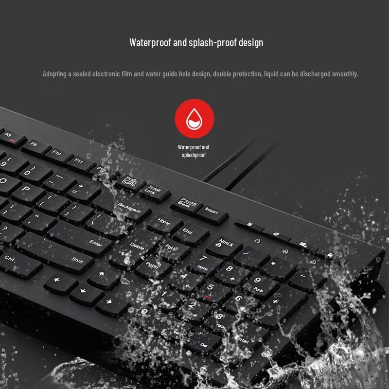 Lenovo M120K Проводная Ультратонкая Клавиатура