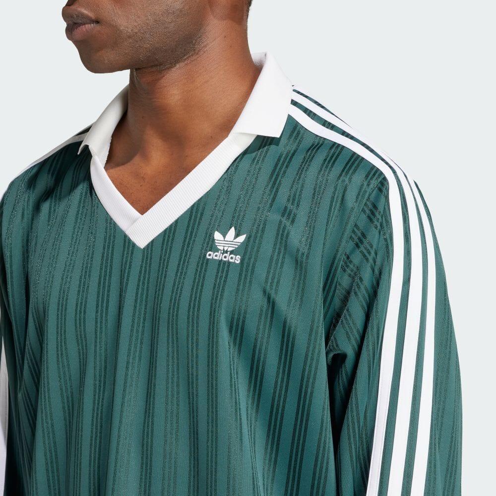 adidas Оригинальная мужская футболка ADICOLOR PIQUE Цвет: Минерально-зеленый IZ2446