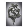 Romantic Abstract Metal Figure Statue Wall Art Canvas Painting Modern Living Room Interior Home Decoration Wall Painting Poster