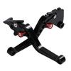 Nakira Brake Clutch Lever Set Ninja250 Ninja400 Z250 Z400 Versis-X250 (Black)