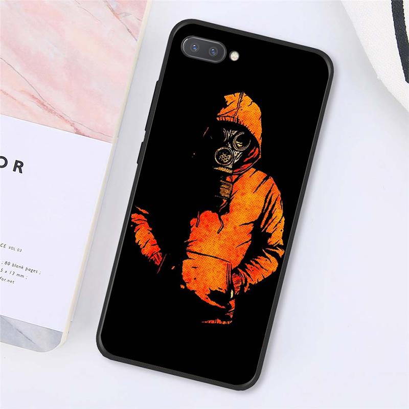 DJ Man Неоновая Маска Противогаз Мальчик Чехлы Для Телефонов Для Huawei Honor 7C 7A 8X 9X 8A 10i 20S 8C 8S 9A 9S 10X lite