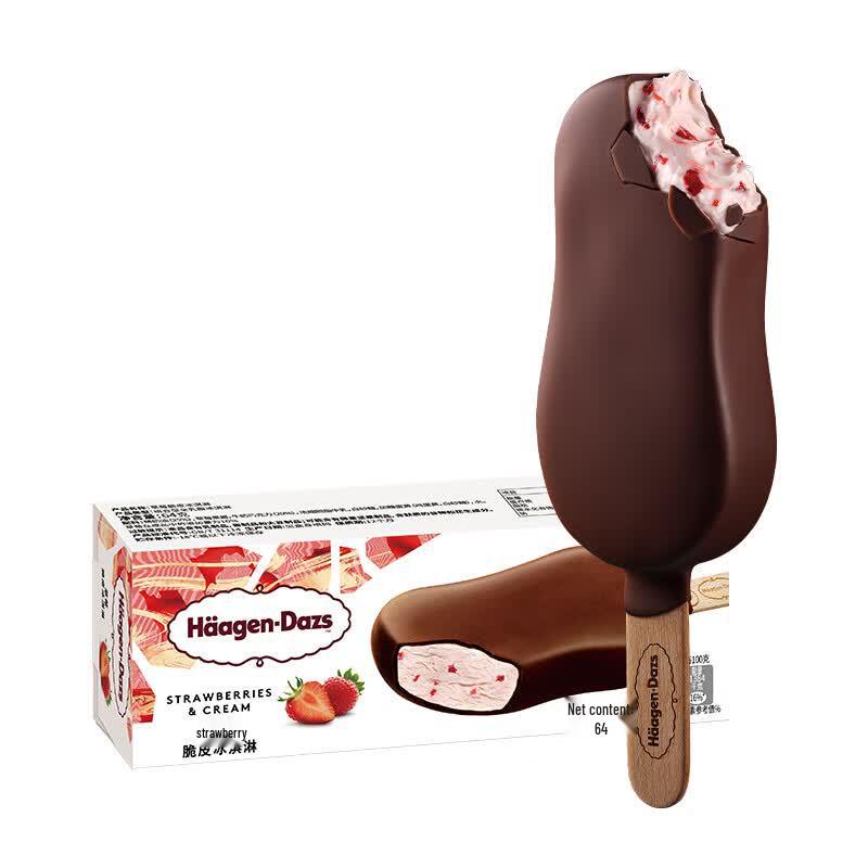 Мороженое Haagen-Dazs Клубничный Кранч