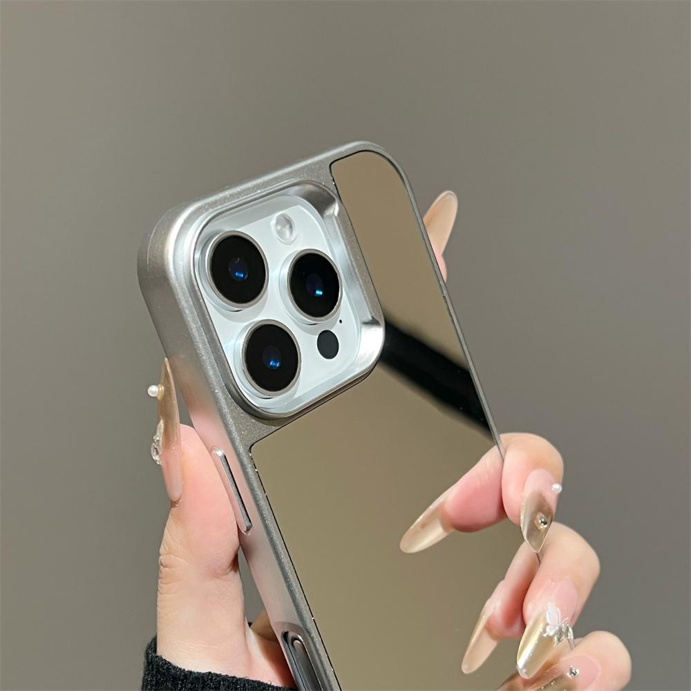 Mirror Make Up Acrylic Phone Case for For Iphone 16 1 14 13 Pro Max 11 12 Ultra Slim Shockproof Thin Cover for For Iphone 16Pro