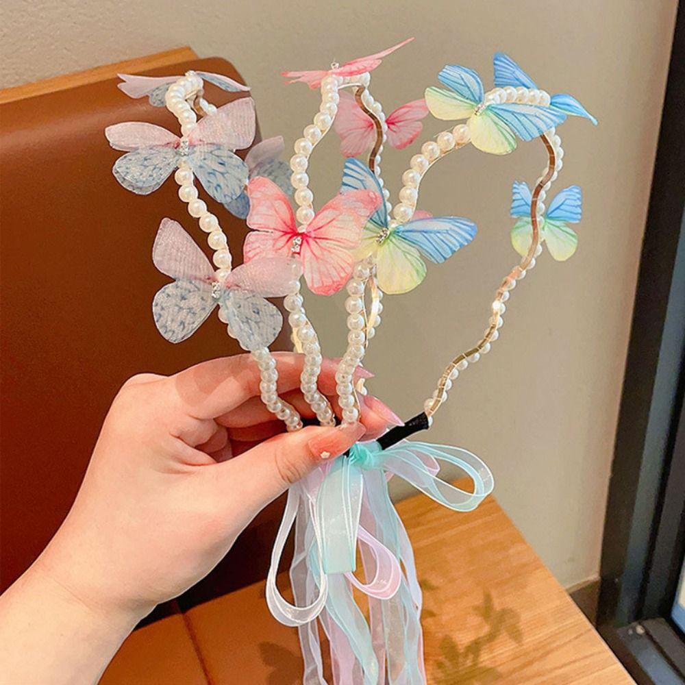 Styling Ribbon Hairband Elegant Hair Hoop Fashion Flower Hair Bands Girls Hair Accessories